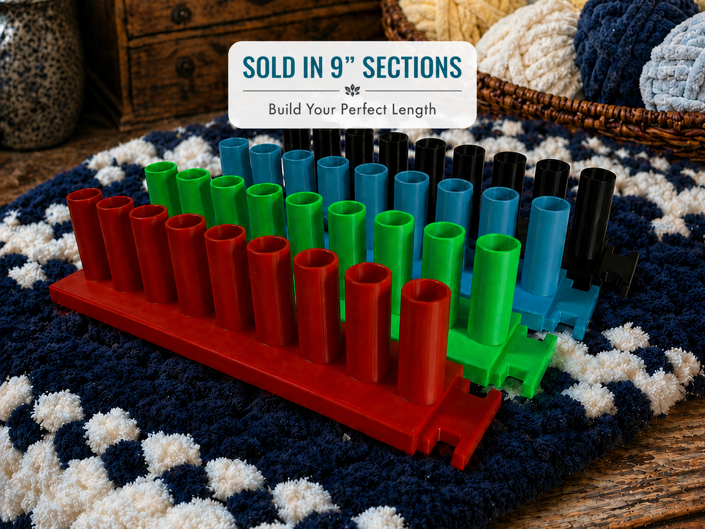 Chunky Blanket Loom – ¾" Pegs