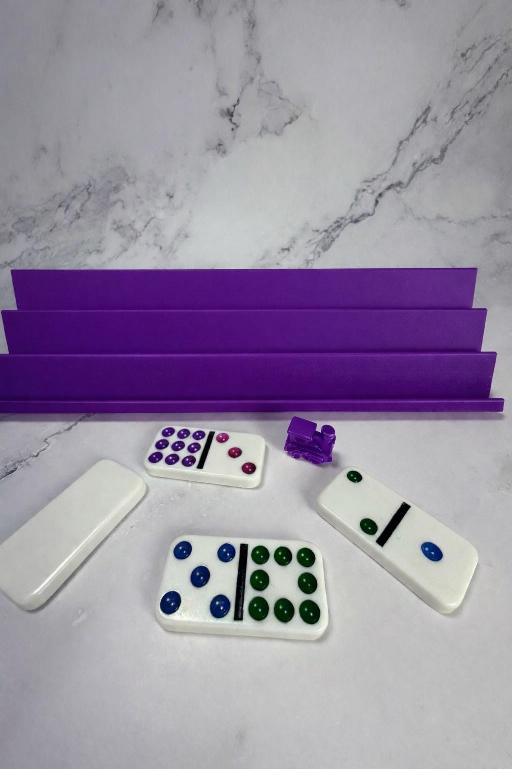Mexican Train Domino Holder with Train | 3D printer rack