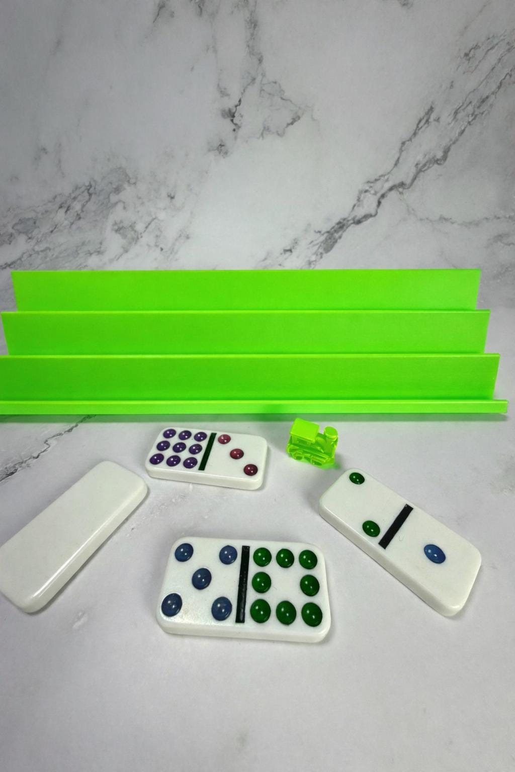Mexican Train Domino Holder with Train | 3D printer rack