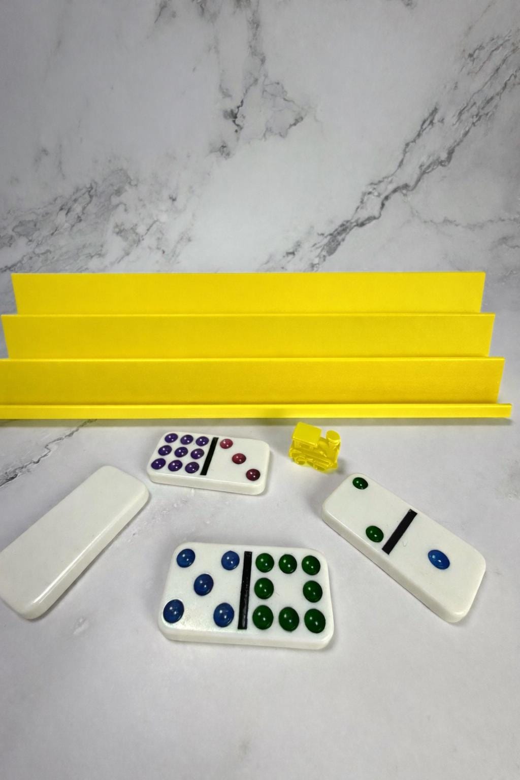 Mexican Train Domino Holder with Train | 3D printer rack