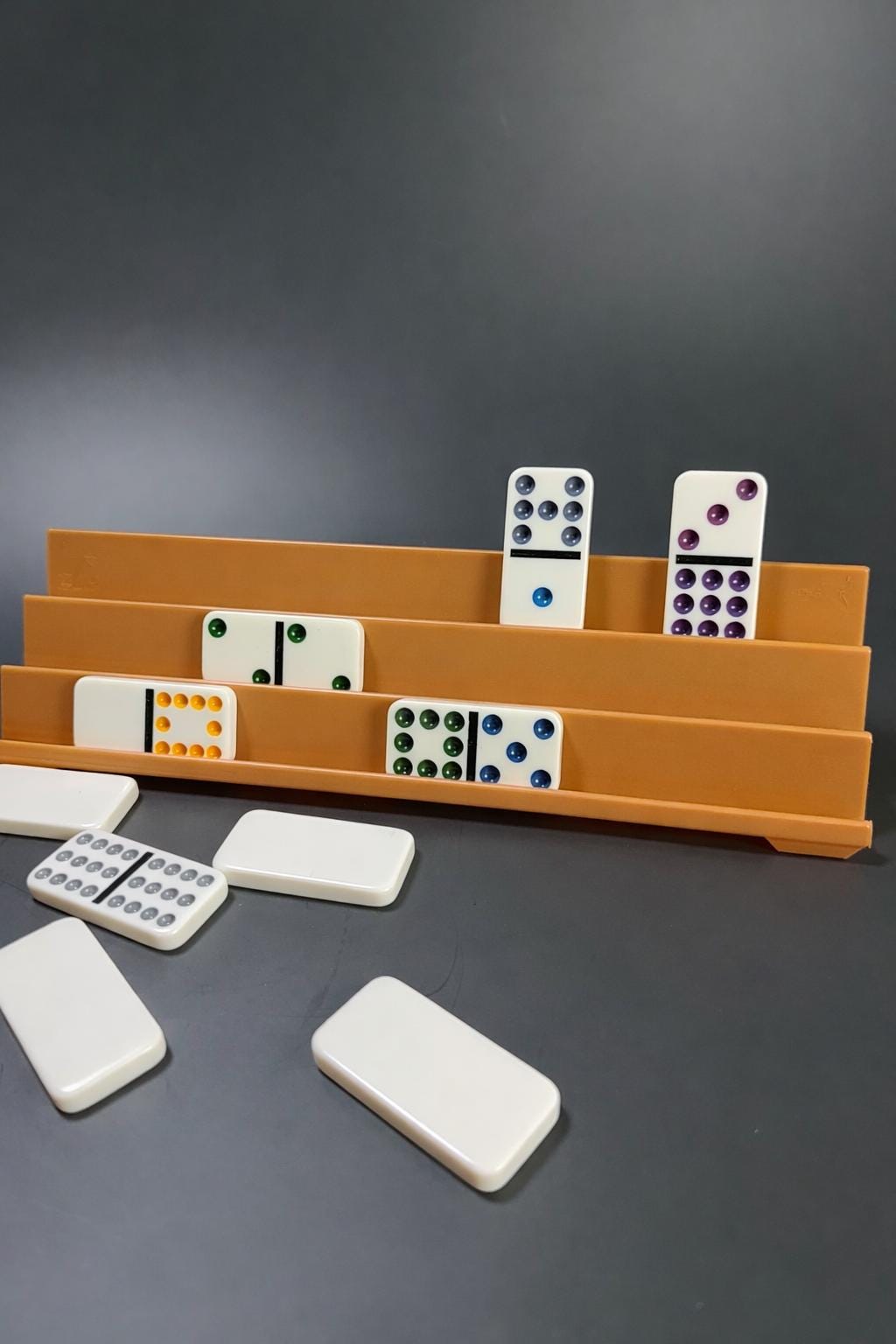 Mexican Train Domino Holder with Train | 3D printer rack