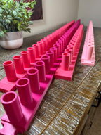 Chunky Blanket Loom, 1 Inch Pegs, Yarn Loom, 9 Inch Sections, modular 3D printed