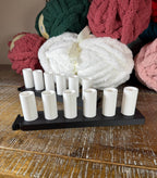 Chunky Blanket Loom, 1 Inch Pegs, Yarn Loom, 9 Inch Sections, modular 3D printed