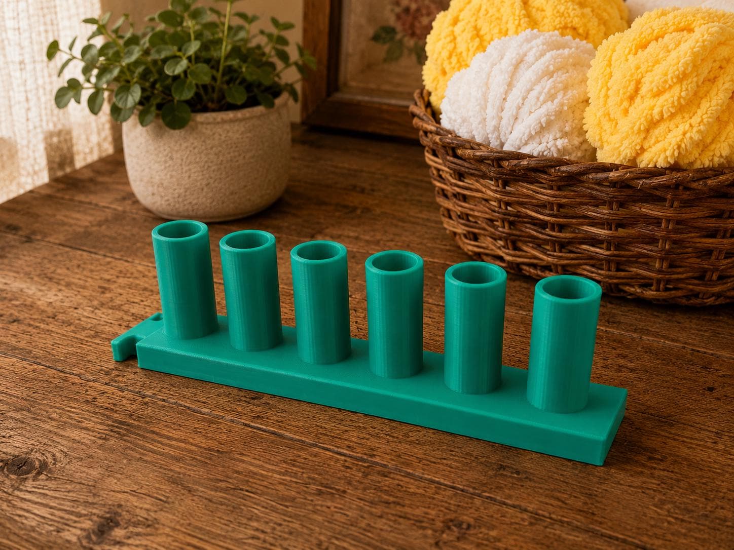 Chunky Blanket Loom, 1 Inch Pegs, Yarn Loom, 9 Inch Sections, modular 3D printed