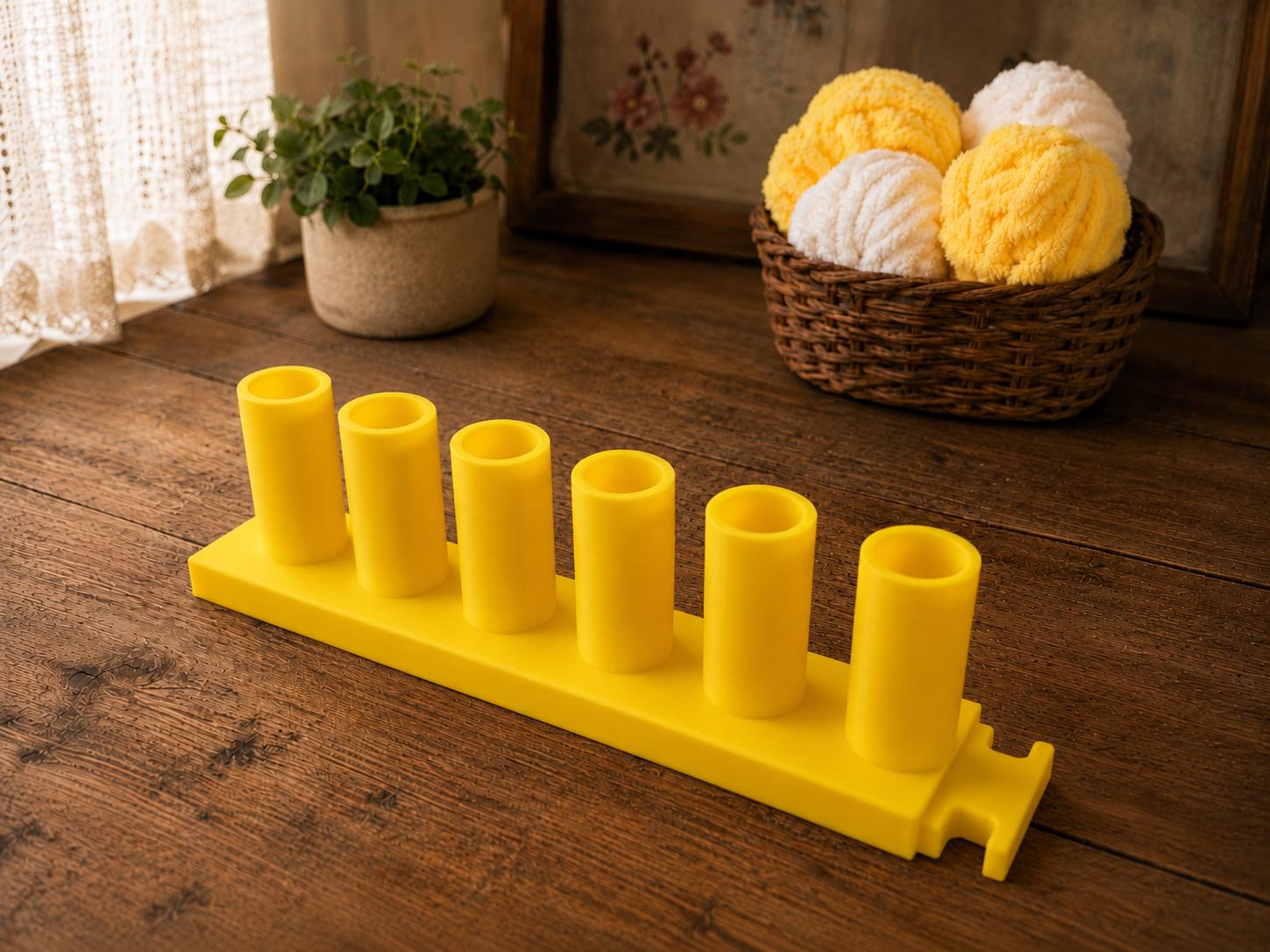 Chunky Blanket Loom, 1 Inch Pegs, Yarn Loom, 9 Inch Sections, modular 3D printed