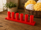 Chunky Blanket Loom, 1 Inch Pegs, Yarn Loom, 9 Inch Sections, modular 3D printed