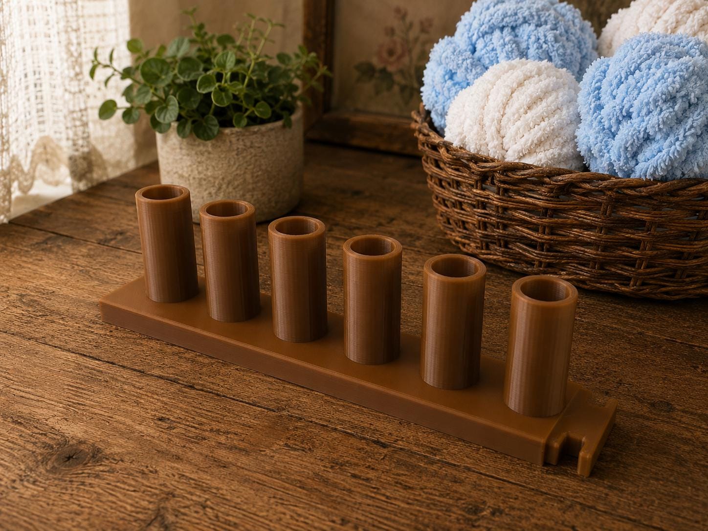 Chunky Blanket Loom, 1 Inch Pegs, Yarn Loom, 9 Inch Sections, modular 3D printed
