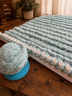 Chunky Blanket Loom, 1 Inch Pegs, Yarn Loom, 9 Inch Sections, modular 3D printed